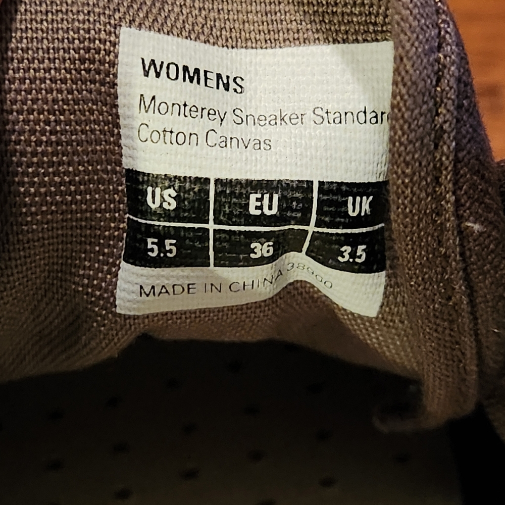 NWOT SeaVees Monterey Original Sneaker Size 5.5 Color Olive green - Picture 4 of 10